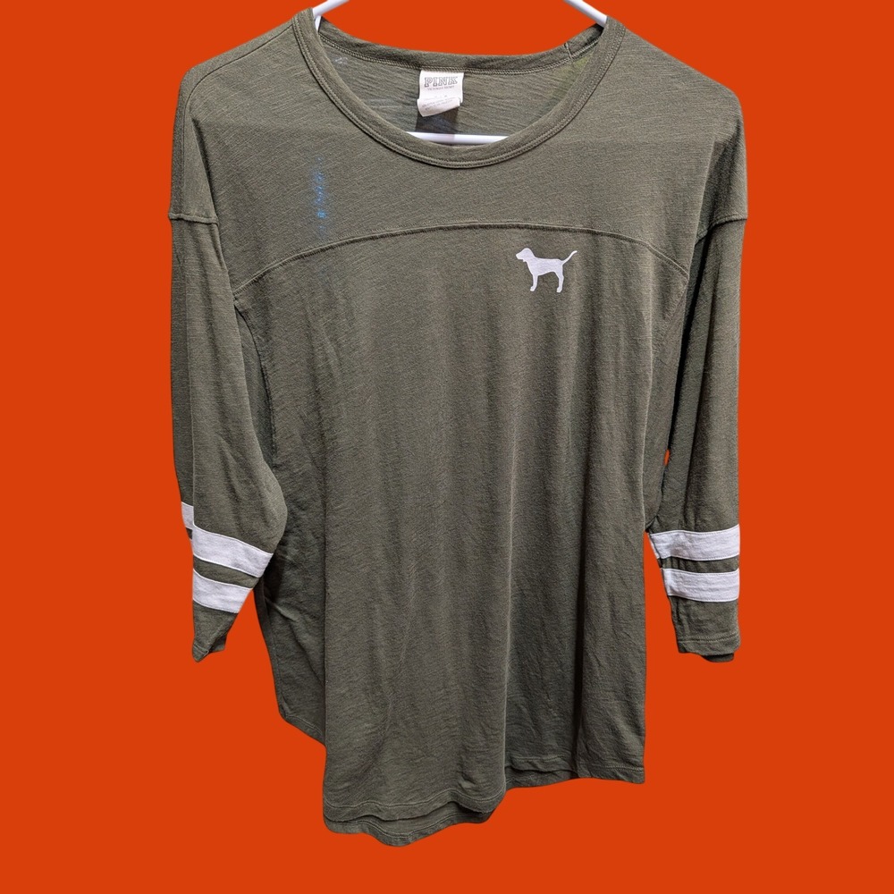 Victoria Secret Olive Green Shirt Size S